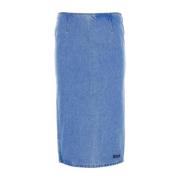 Stijlvolle Denim Rok Marni , Blue , Dames