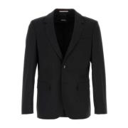 Stretch Wool Houston Blazer Boss , Black , Heren