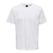 Max T-shirt Only & Sons , White , Heren