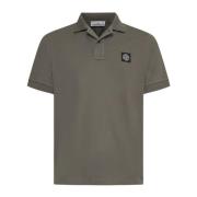 Bruine T-shirts en Polos Stone Island , Brown , Heren