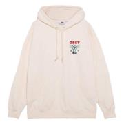 Nieuwe Clear Power Hoodie Obey , Beige , Heren