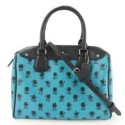 Pre-owned Canvas handbags Coach Pre-owned , Blue , Dames