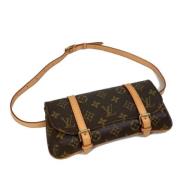 Pre-owned Canvas louis-vuitton-bags Louis Vuitton Vintage , Brown , Da...