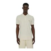 Logo Polo Shirt Short Sleeve Button John Richmond , White , Heren