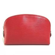 Pre-owned Leather louis-vuitton-bags Louis Vuitton Vintage , Red , Dam...