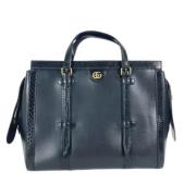 Pre-owned Leather gucci-bags Gucci Vintage , Black , Dames