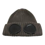 Bruine Beanie Hoed Google Stijl C.p. Company , Brown , Heren