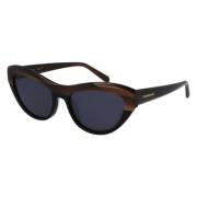 Klassieke Zonnebril Sf1103S 217 Stijl Salvatore Ferragamo , Brown , Da...