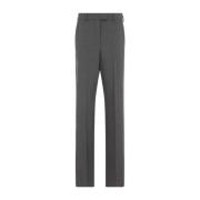 Melange Wide Leg Pant Valentino , Gray , Dames