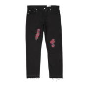 Zwarte Denim Jeans Ss22 Alexander McQueen , Black , Heren