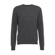 Grijze Gebreide Trui Aw24 Handwas Mauro Grifoni , Gray , Heren