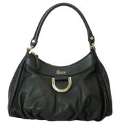 Pre-owned Leather gucci-bags Gucci Vintage , Black , Dames