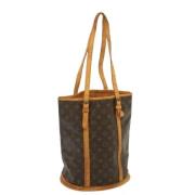 Pre-owned Canvas louis-vuitton-bags Louis Vuitton Vintage , Brown , Da...