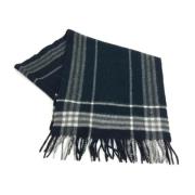 Pre-owned Wool scarves Burberry Vintage , Black , Dames