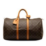 Pre-owned Canvas louis-vuitton-bags Louis Vuitton Vintage , Brown , Da...