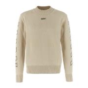 Stijlvolle Breigoed Collectie Off White , Beige , Heren