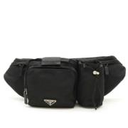 Pre-owned Nylon prada-bags Prada Vintage , Black , Dames