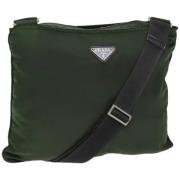 Pre-owned Nylon prada-bags Prada Vintage , Green , Dames