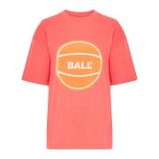 Sporty Circle Tee Blouse Rose Ball , Pink , Dames