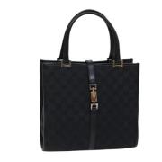 Pre-owned Canvas handbags Gucci Vintage , Black , Dames