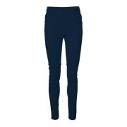 Marineblauwe Stretch Broek Shantal-Pa-Power Freequent , Blue , Dames