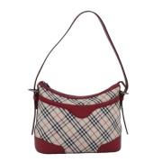 Pre-owned Canvas handbags Burberry Vintage , Red , Dames