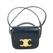 Pre-owned Leather celine-bags Celine Vintage , Black , Dames