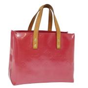 Pre-owned Leather handbags Louis Vuitton Vintage , Red , Dames