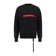 Stijlvolle Sweatshirt voor Mannen en Vrouwen Ann Demeulemeester , Blac...