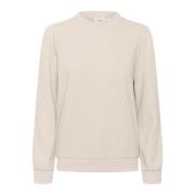 Gandysz Sweatshirt Gray Morn Saint Tropez , Beige , Dames