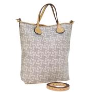 Pre-owned Leather totes Celine Vintage , Gray , Dames