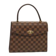 Pre-owned Canvas handbags Louis Vuitton Vintage , Brown , Dames