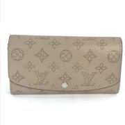 Pre-owned Leather wallets Louis Vuitton Vintage , Beige , Dames