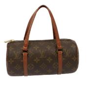 Pre-owned Canvas handbags Louis Vuitton Vintage , Brown , Dames