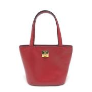 Pre-owned Leather celine-bags Celine Vintage , Red , Dames