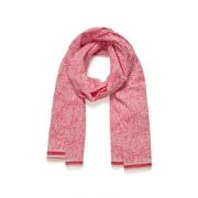 Morning Glory Cutout Sjaal Part Two , Pink , Dames