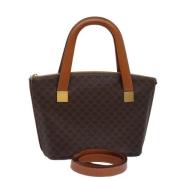 Pre-owned Leather handbags Celine Vintage , Brown , Dames