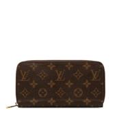 Pre-owned Canvas wallets Louis Vuitton Vintage , Brown , Dames