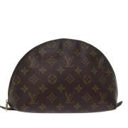 Pre-owned Canvas pouches Louis Vuitton Vintage , Brown , Dames