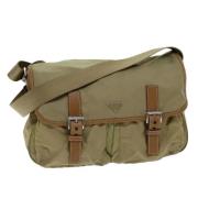 Pre-owned Nylon prada-bags Prada Vintage , Beige , Dames