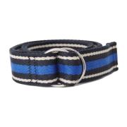 Blauw Gestreepte Riem - Stijlvol en Trendy Accessoire Part Two , Multi...