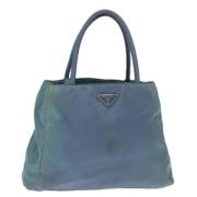 Pre-owned Nylon handbags Prada Vintage , Blue , Dames