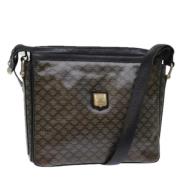 Pre-owned Canvas shoulder-bags Celine Vintage , Black , Dames