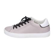 Leren Dames Sneakers Crime London , Gray , Dames