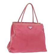 Pre-owned Nylon totes Prada Vintage , Pink , Dames