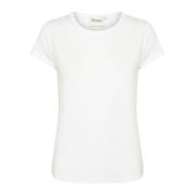 Modal Tee Top in Bright White My Essential Wardrobe , White , Dames