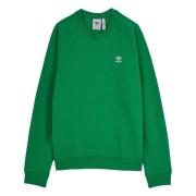 Essentiële Groene Hoodie Adidas , Green , Heren