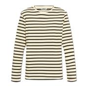 T-shirt met gestreept patroon Jil Sander , Beige , Heren