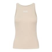 Sleeveless Tops Gestuz , Beige , Dames