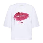 Witte T-shirts en Polos ben-ga Isabel Marant , White , Dames